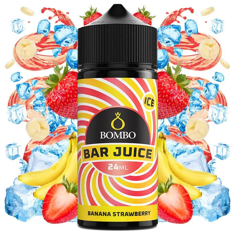 Ver más grande Aroma Banana Strawberry Ice 24ml/120 (Longfill) - Bombo Bar Juice