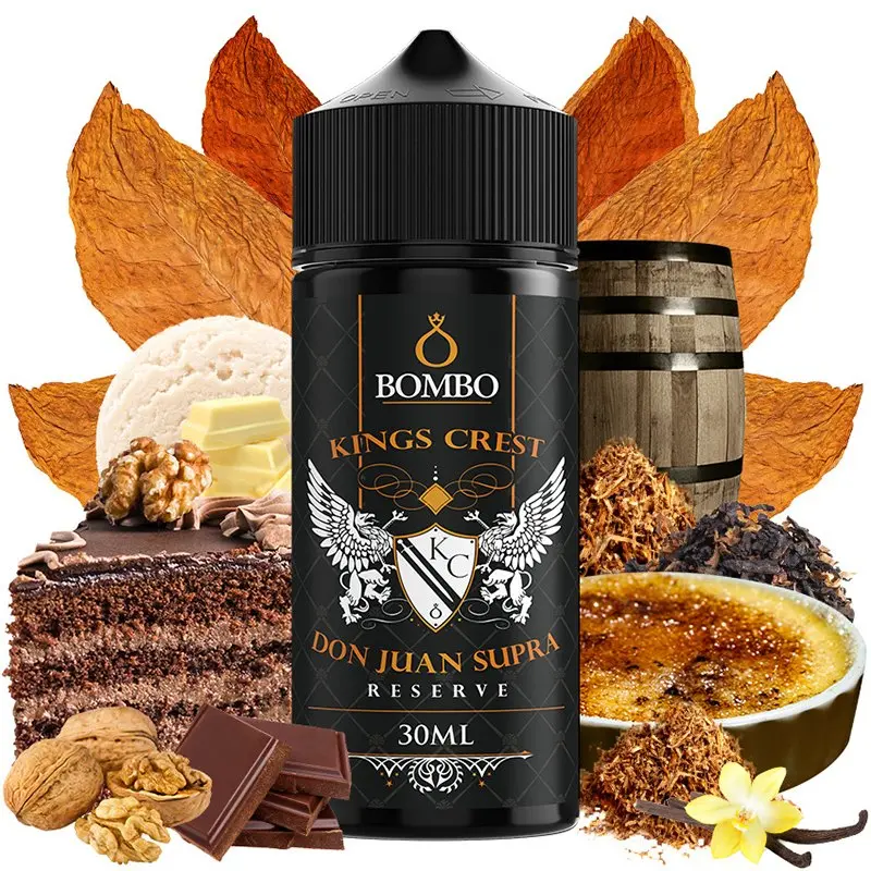 Aroma Don Juan Supra Reserve 30ml/120 (Longfill) - Kings Crest & Bombo