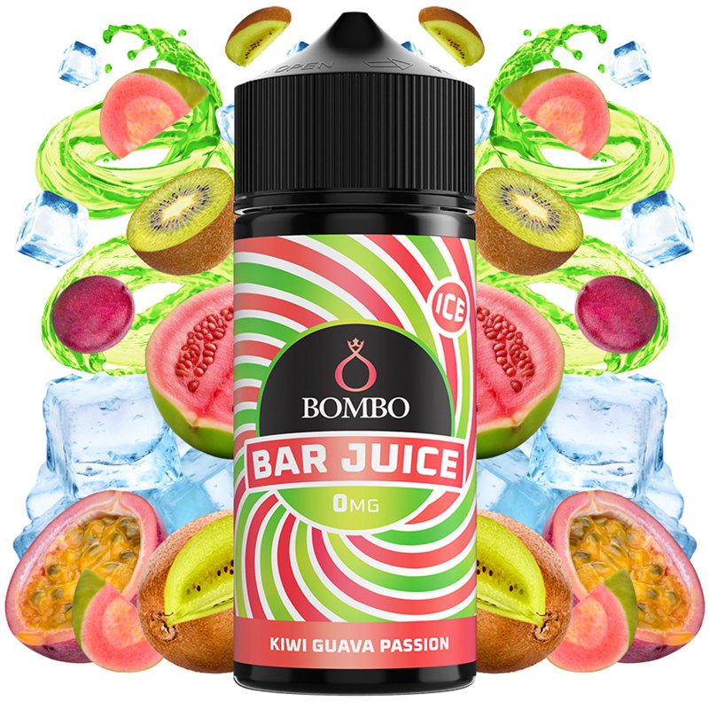 Aroma Kiwi Guava Passion Ice 24ml/120 (Longfill) - Bombo Bar Juice 