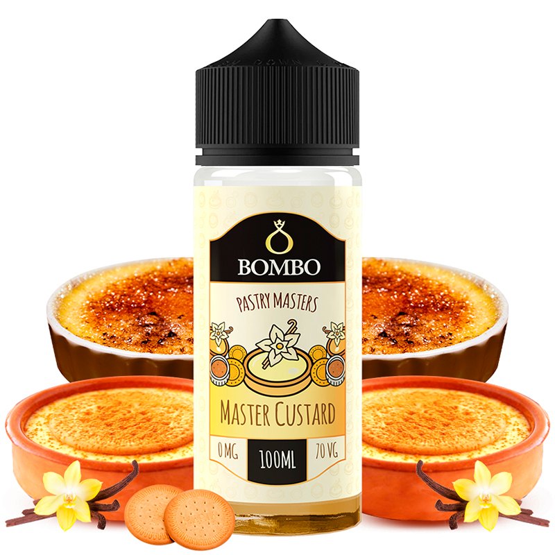 Aroma Master Custard 30ml/120 (Longfill) - Pastry Masters by Bombo