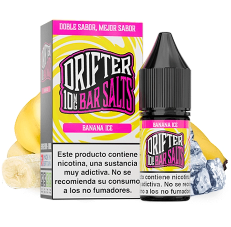 Bar Salts Banana Ice 10ml - Drifter Juice Sauz
