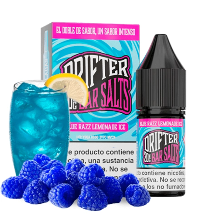Bar Salts Blue Razz Lemonade Ice 10ml - Drifter Juice Sauz