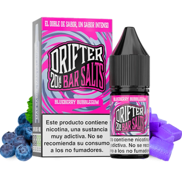 Bar Salts Blueberry Bubblegum Ice 10ml -  Drifter Juice Sauz