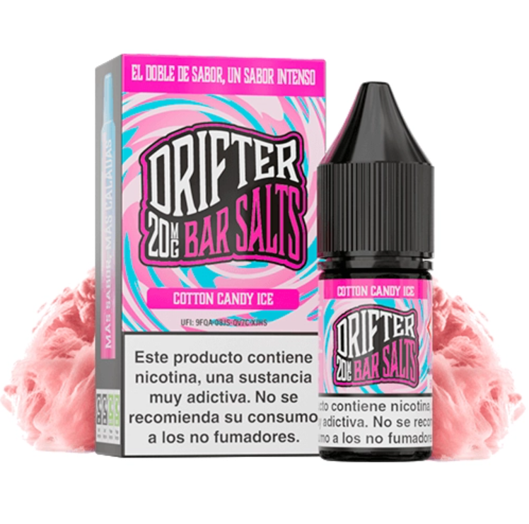 Bar Salts Cotton Candy Ice 10ml - Drifter Juice Sauz