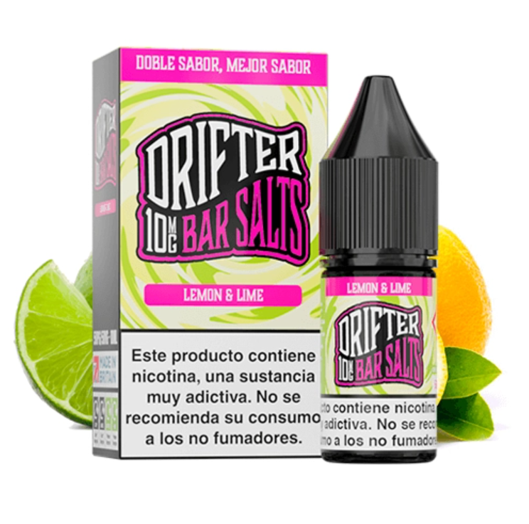 Bar Salts Lemon Lime 10ml - Drifter Juice Sauz