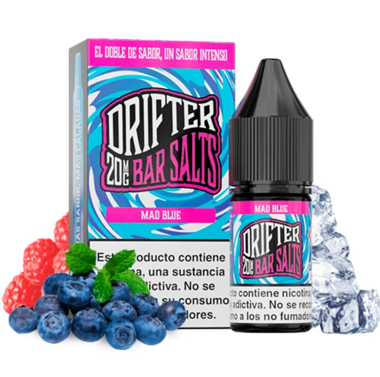 Bar Salts Mad Blue 10ml - Drifter Juice Sauz