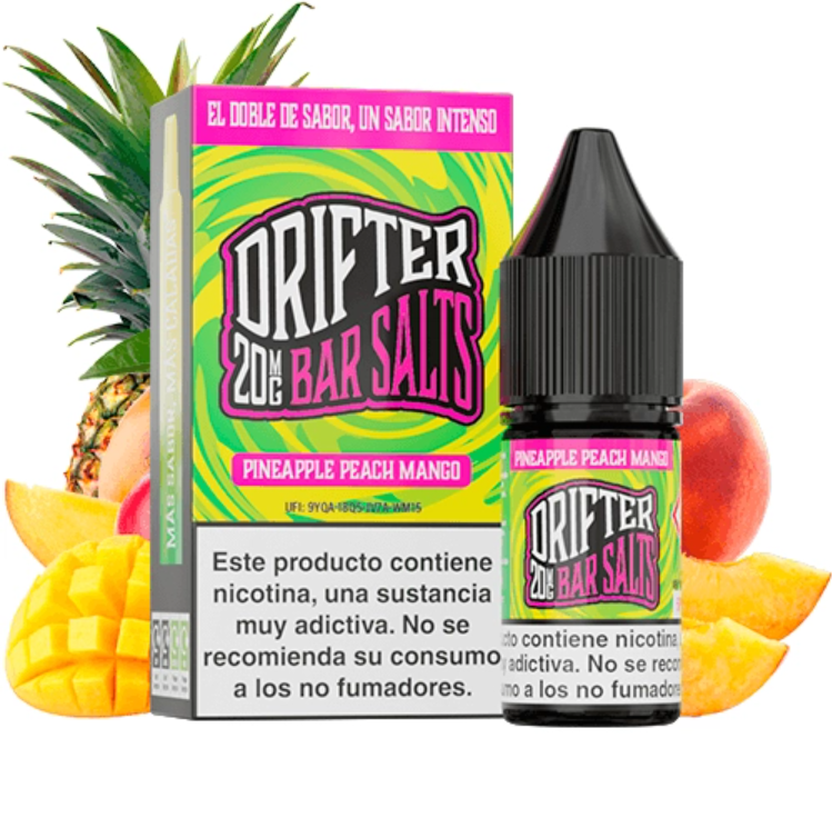 Bar Salts Pineapple Peach Mango 10ml - Drifter Juice Sauz