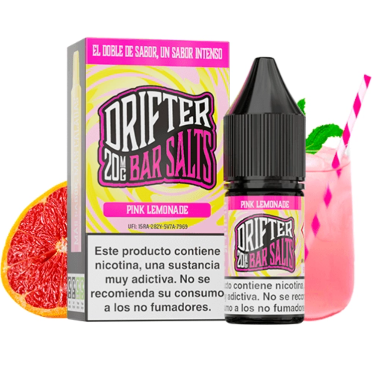 Bar Salts Pink Lemonade 10ml - Drifter Juice Sauz