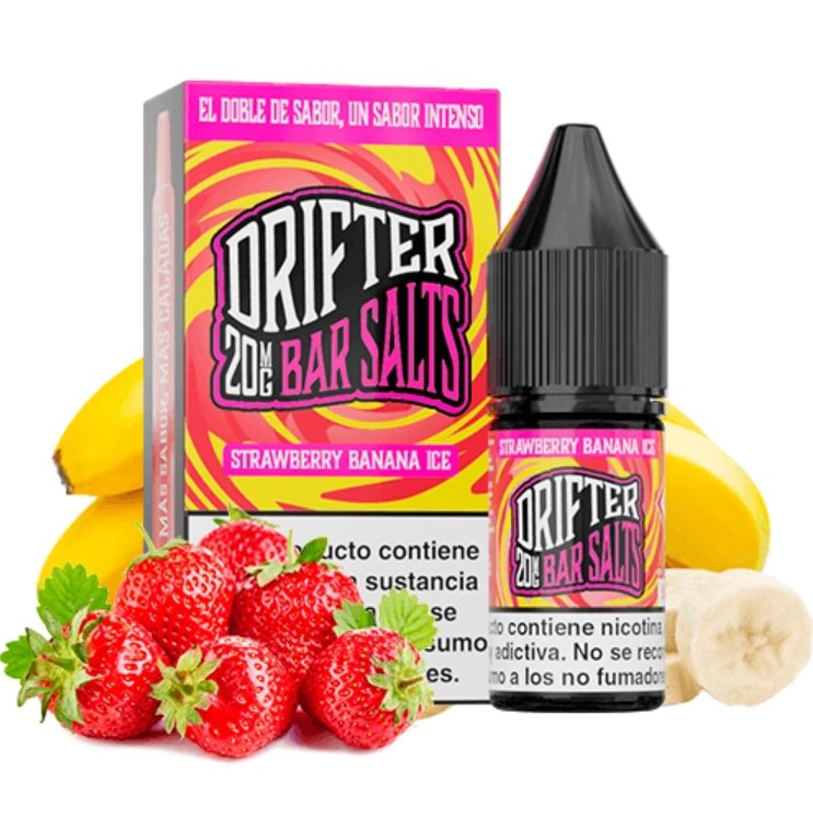 Bar Salts Strawberry Banana Ice 10ml - Drifter Juice Sauz