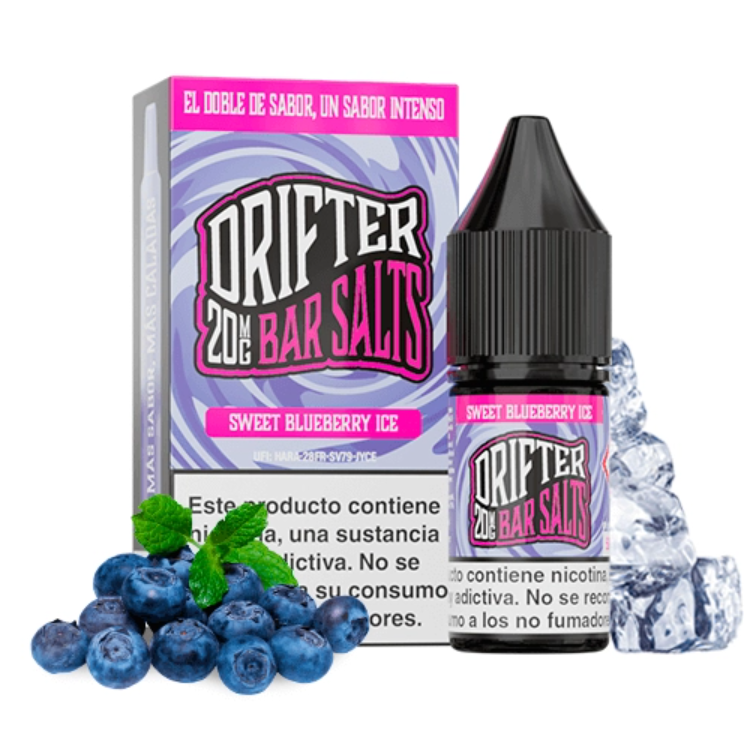 Bar Salts Sweet Blueberry Ice 10ml - Drifter Juice Sauz