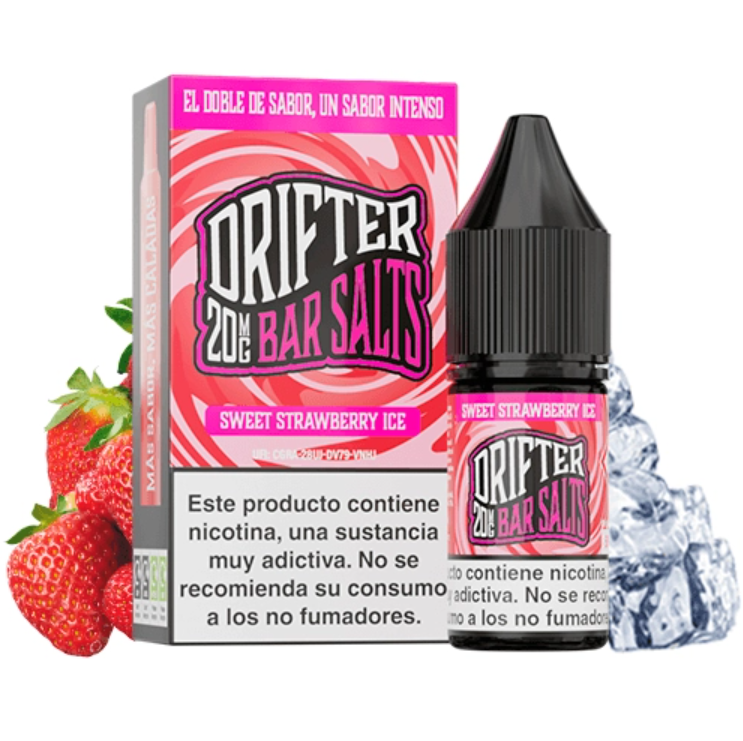 Bar Salts Sweet Strawberry Ice 10ml - Drifter Juice Sauz