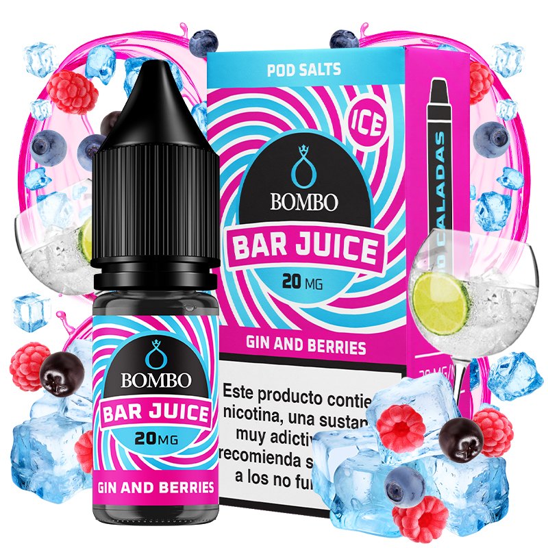 Gin & Berries Ice 10ml - Bombo Bar Juice