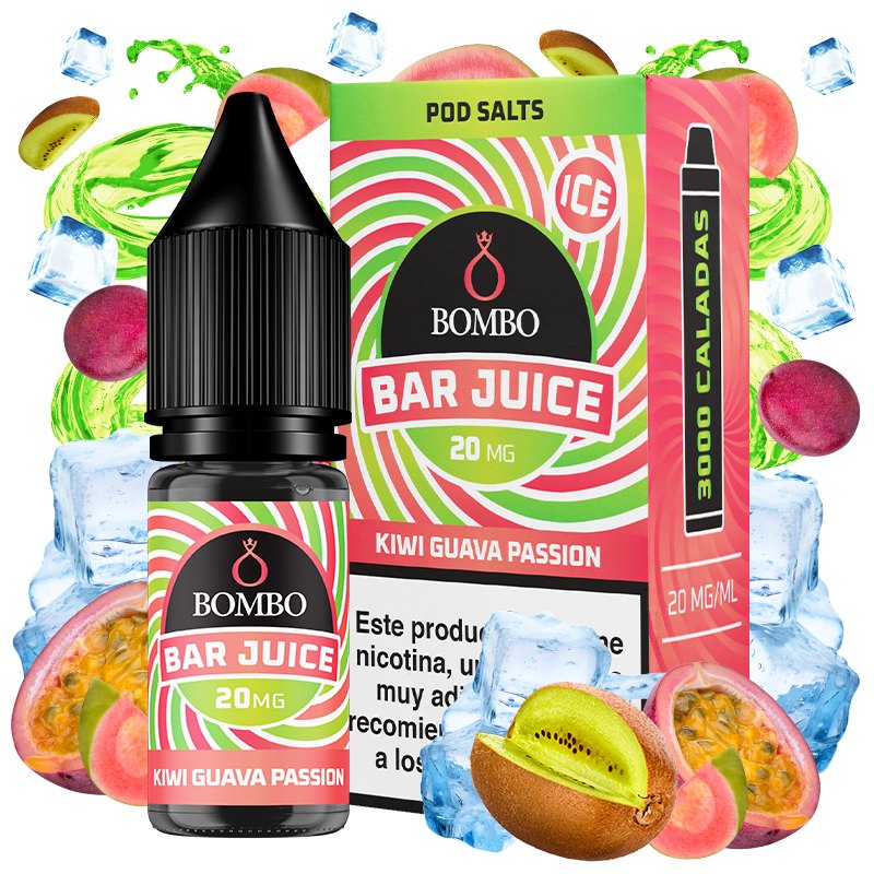 Kiwi Guava Passion Ice 10ml - Bombo Bar Juice