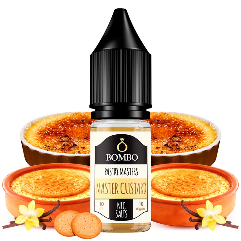 Master Custard 10ml - Pastry Masters Nic Salts by Bombo