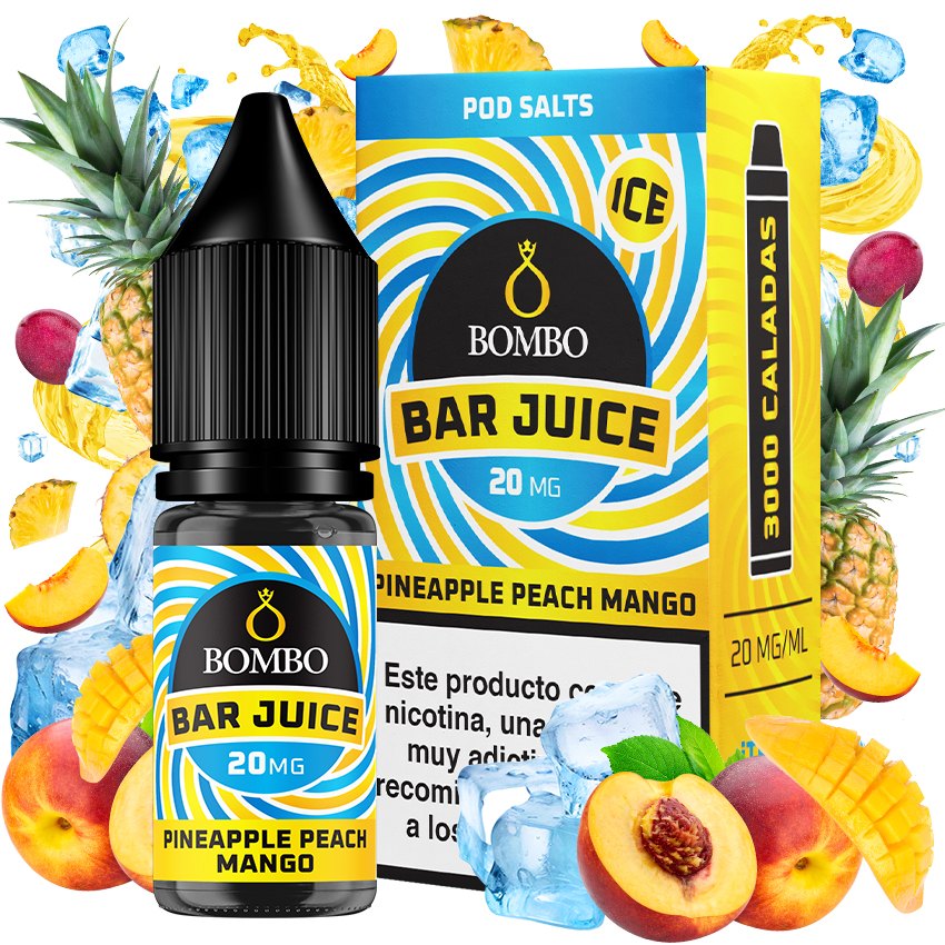 Pineapple Peach Mango Ice 10ml - Bombo Bar Juice