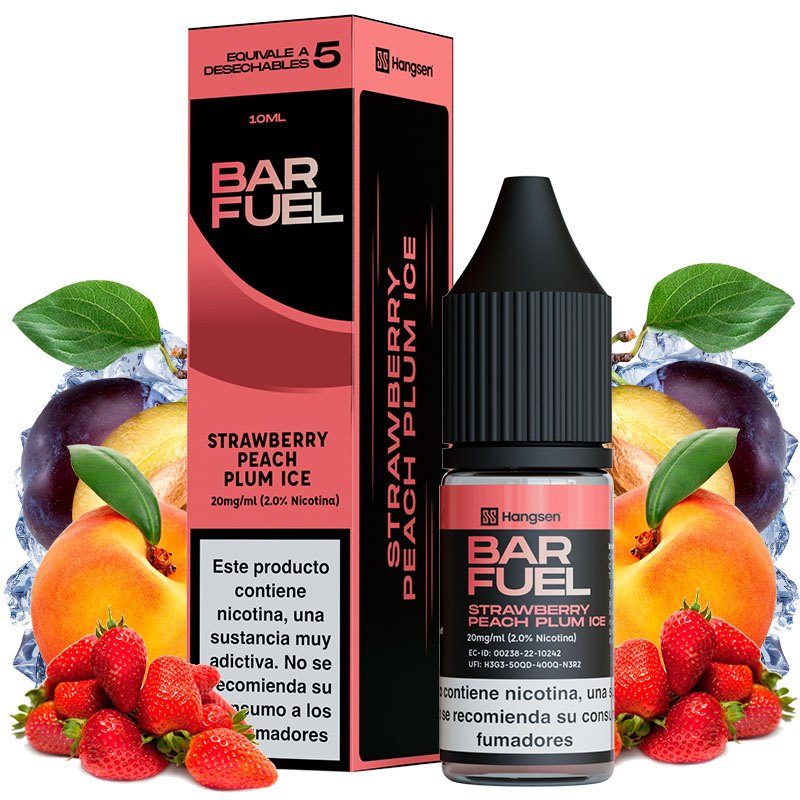 Strawberry Peach Plum Ice 10ml - Bar Fuel