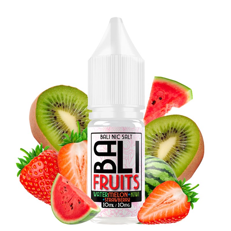 Watermelon + Kiwi + Strawberry 10ml - Bali Fruits Salts by Kings Crest