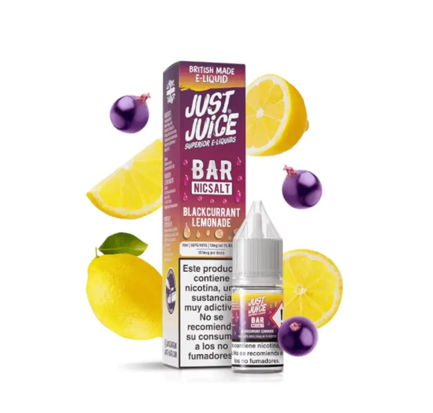 Just Juice Bar Salts Blackcurrant Lemonade 10ml