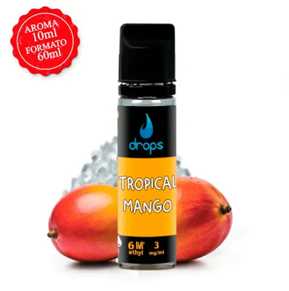Tropical Mango - Drops All In 10ml (Longfill)