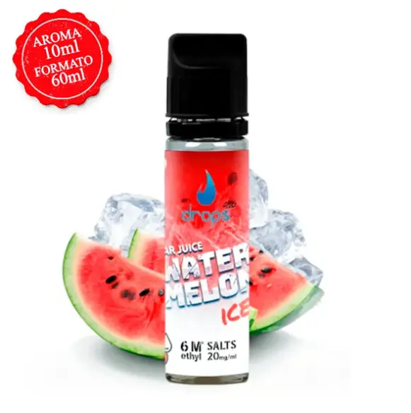 Watermelon Ice - Drops All In 10ml (Longfill)