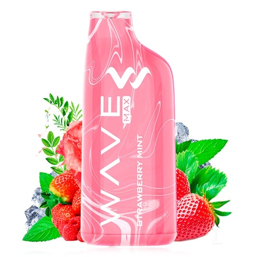 Desechable Strawberry Mint 8000puffs - Bud Vape Wave Max