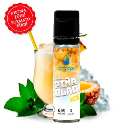 Piña Colada Ice - Drops All In 10ml (Longfill)